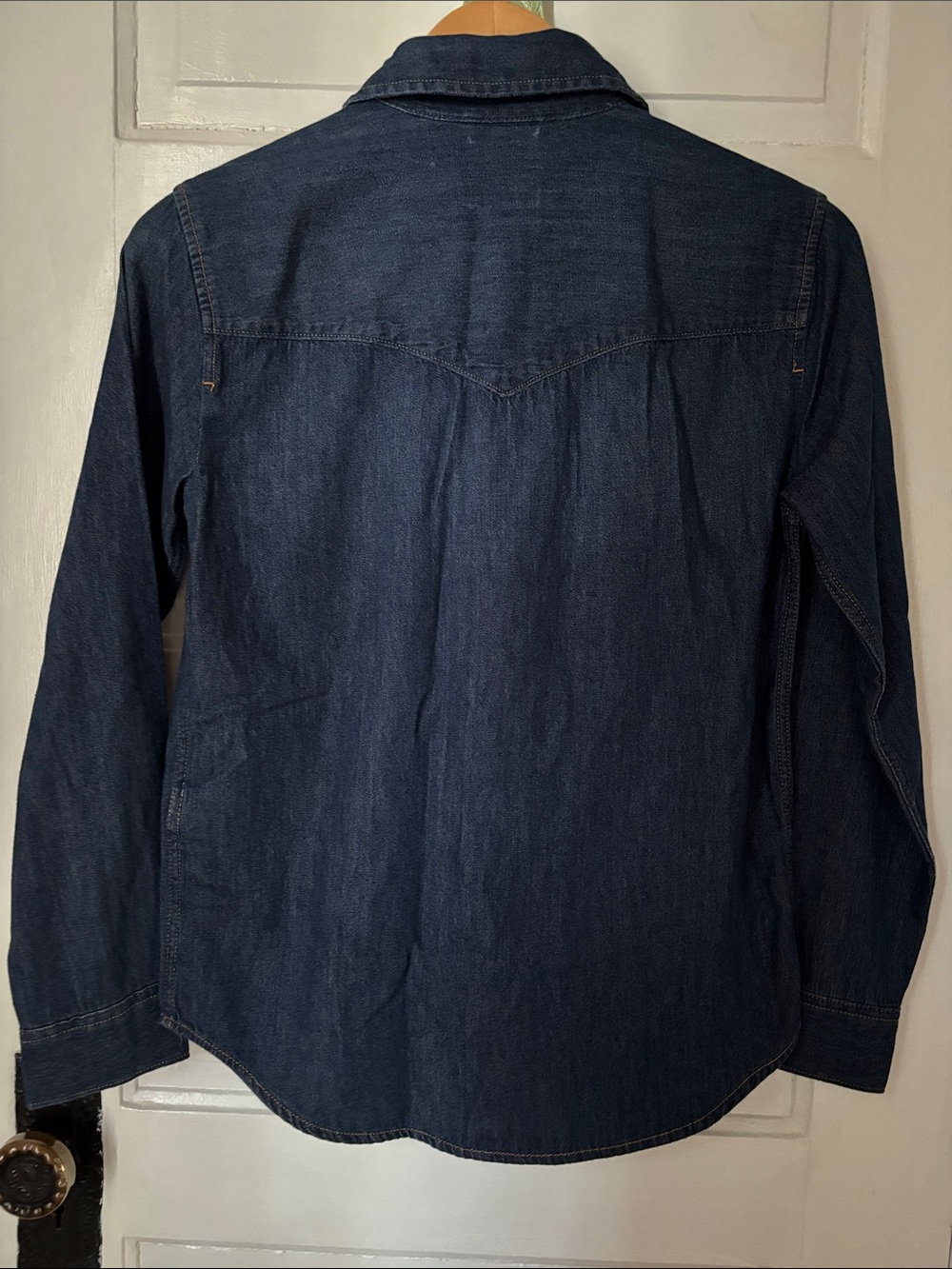 LEVI’S PEARL SNAP LONG SLEEVE DENIM SHIRT - Picture 6 of 11